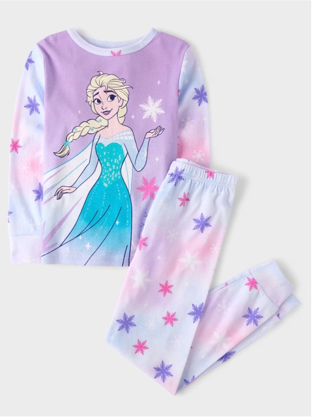 The Children’s Place Disney Girls Frozen™ Snug Fit Cotton Pajama Set Size 8